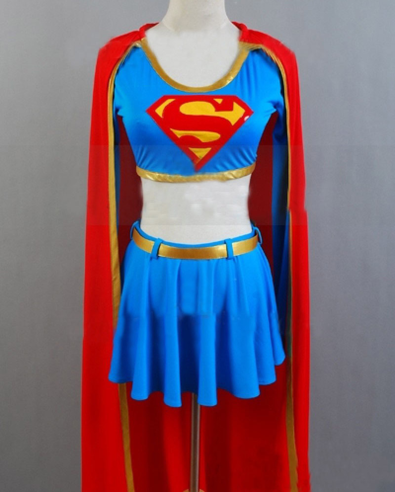 NEW Supergirl Cosplay Costume Sexy For Women